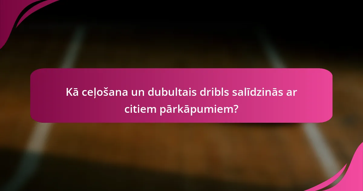 Kā ceļošana un dubultais dribls salīdzinās ar citiem pārkāpumiem?