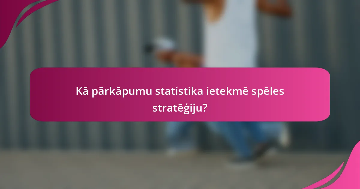 Kā pārkāpumu statistika ietekmē spēles stratēģiju?